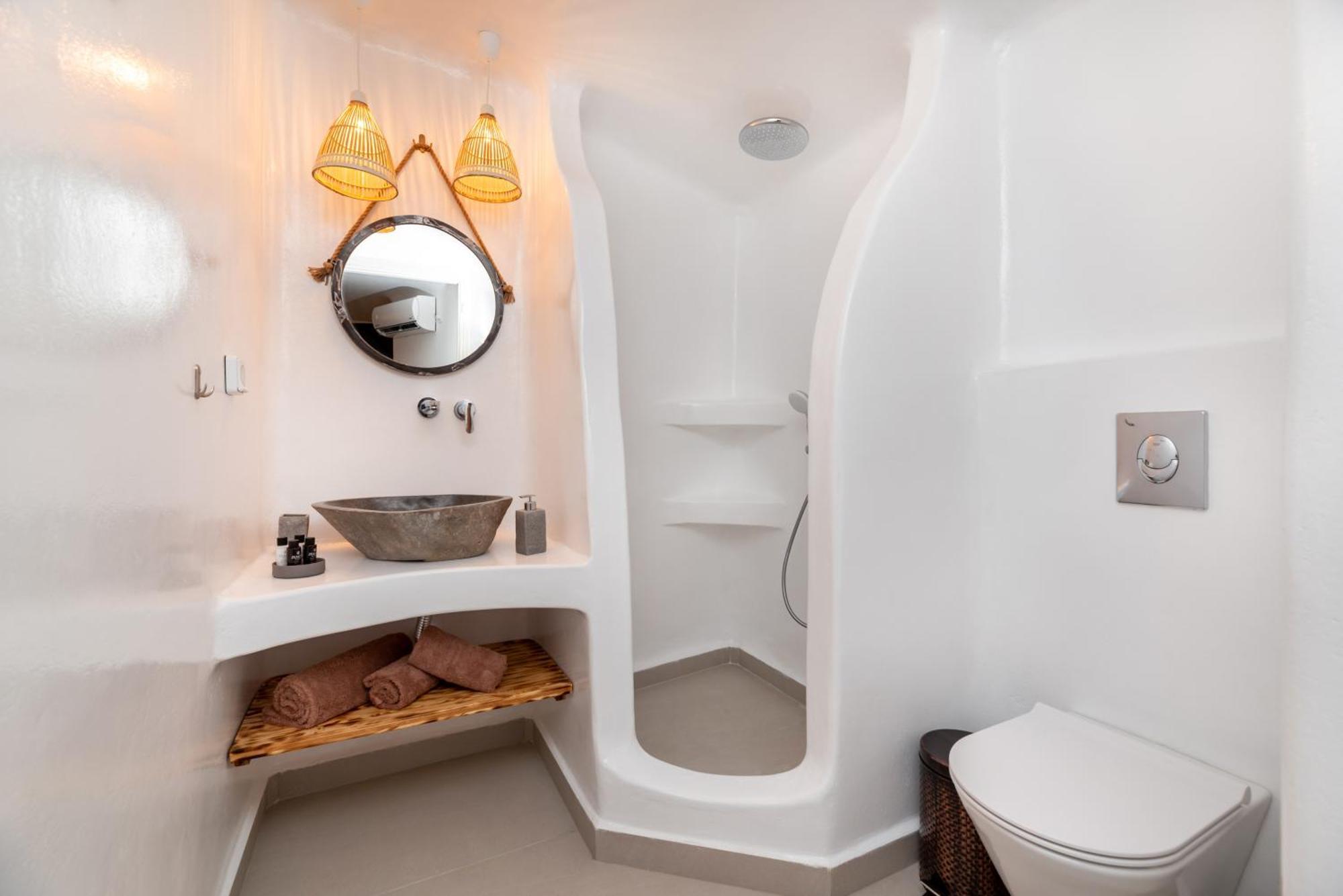 Deep Cave Suites Kontochori 费拉 外观 照片